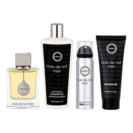 Club de Nuit Men Gift Set 4 Pcs By Armaf 3.4 Oz