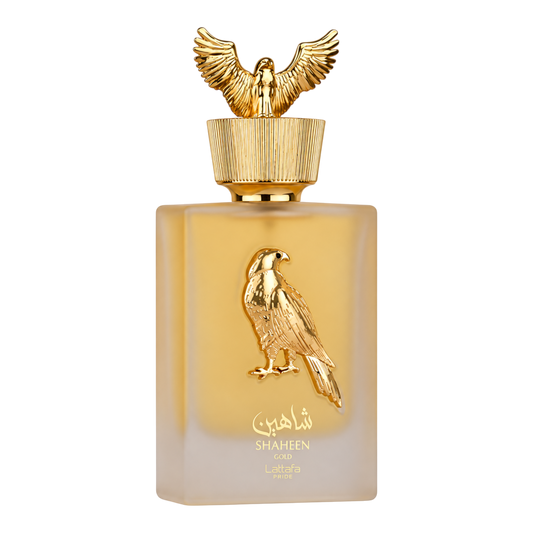Shaheen Gold by Lattafa Unisex Eau de Parfum Spray, 3.4 Ounce